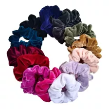 Kit C/12 Scrunchie Veludo Xuxinha Acesscabelo Atacado 