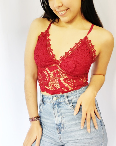 Peto Sujetador 2656 Sostén Bralet Top Elasticado Mujer Peto Sujetador 2656 Sostén Bralet Top Elasticado Mujer