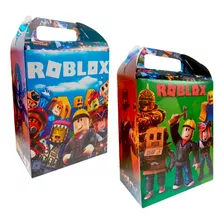 Roblox 20 Cajas Dulceras Bolo Aguinaldo Roblox Fiesta Niños