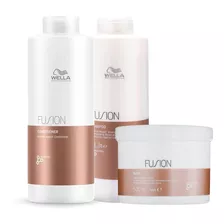 Wella Fusion Shampoo + Acond + Mask Reparacion Intensa 