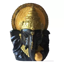 Ganesha En Yeso Pintado A Mano 28 Cm De Alto