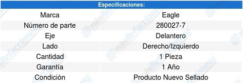 Base Amortiguador Delantera Tc L4 2.4l 05-10 Eagle 6529091 Foto 3