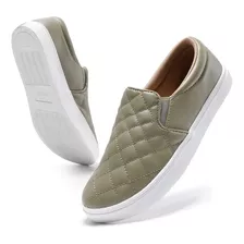 Sneakers Zapatillas Calzado Mujer Cuero Vegano Espuma Memory