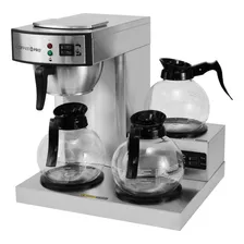 Coffee Pro CprLG - Cafetera Comercial De 3 Quemadores, 24 X.