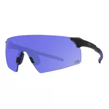 Oculos Hb Quad R Matte Black Blue Chrome