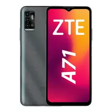 Celular Zte A71 64gb/3gb 16mp + 8mp + 2mp/8mp 6.52 Gris