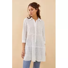 Camisa Rimmel Itake En Algodón Color Blanco Para Mujer 