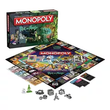 Juego De Mesa Monopoly Rick And Morty | Basado En La Exitosa