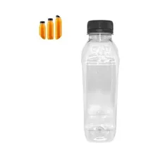 Garrafa Pet Suco 300ml Delivery Tampa C/ Lacre C/100un