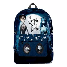 Mochila Azul El Cadáver De La Novia Corps Bride Película Backpack