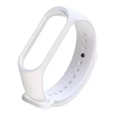 Pulseira Mi Band 4 Miband 3 Branca Silicone P/ Reposição