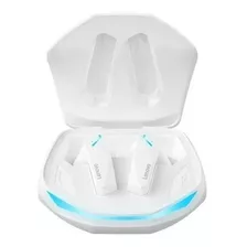 Audífonos In-ear Gamer Inalámbricos Lenovo Thinkplus Gm2 Pro Gm2 Pro Blanco Con Luz Azul Led
