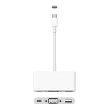 Cable Adaptador De Apple Usb-c A Vga / Usb / Usb-c 3 En 1