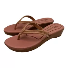 Ojotas Taco Alto - Sandalias Vizzia Para Dama