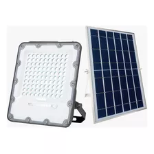  Refletor Led Solar 50w 6500k Branca Fria C/placa Solar Kian