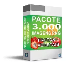 Pacote 3.000 Imagens Png Frutas E Vegetais Para Design Artes