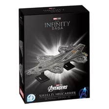 4d Puzzle Marvel: Helicarrier: Kit De Modelo De Tamaño Media