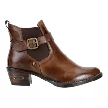 Bota Botinha Cano Curto Feminina Moda Country Couro Legitimo