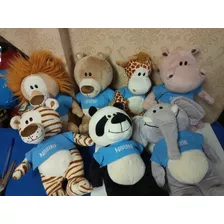 Urso,tigre,leão,hipopótamo,elefante,girafa, Panda Nestlé 