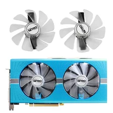 Gpu Cooler Fan Sapphire Nitro Rx590/580/570/480/470 Led Azul