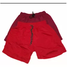 Shorts De Baño Con Suspensor Pack X 2un