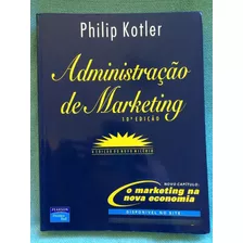 Livro Administração De Marketing Philip Kotler 2000 Pouco Uso