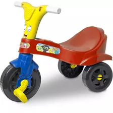 Motoca Motinha Triciclo Velotrol Infantil Menino Menina Bebê Cor Vermelho