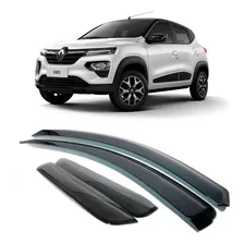 Calha Defletor Chuva Fume Renault Kwid 2021 2022 2023 2024