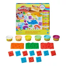 Kit Massinha Play Doh Números Com 6 Potes E Acessórios