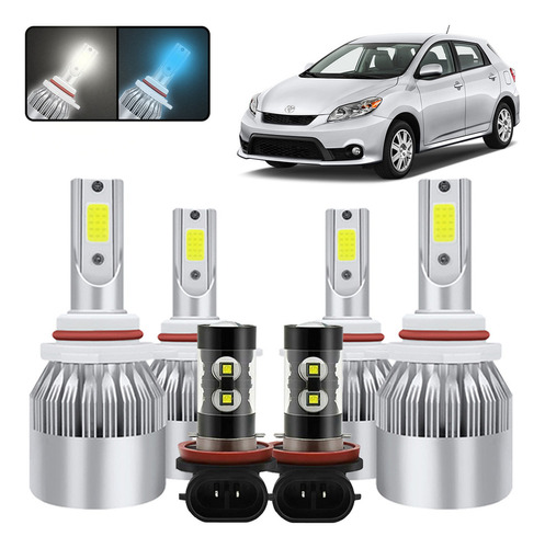 Foto de Kit De Focos Led 9005 9006 H11 Para Toyota Matrix 2009-2014