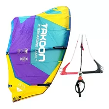 Kitesurf Takoon Furia Zeta Series 10m Diversão Garantida 