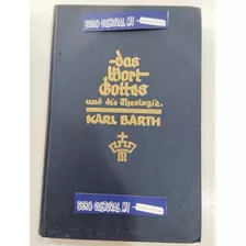 Livro Das Wort Gottes Und Die Theologie 1929 Por Karl Barth