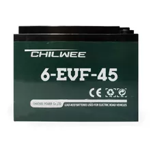 Bateria Triciclo, Moto Electrica 12v 45ah(6-evf-45) Chilwee