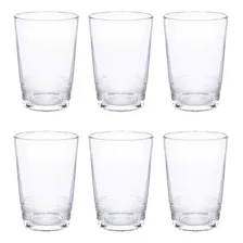 Juego De Vasos De Vidrio Durax Point 270 Ml X 6 Unidades