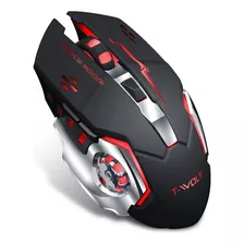 Mouse Gamer Inalámbrico Usb Recargable Led T-wolf