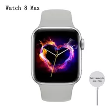Reloj Inteligente Watch 8 Max 1.85 Nfc 2023 Plateado