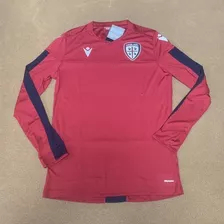 Camisa Manga Longa Cagliari Treino 2019/20 Macron