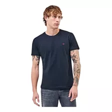 Camiseta Masculina Lee 100% Algodão Clássica Lisa Original