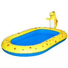 Piscina Rociador Inflador Dinosaurio 170x103x65cm