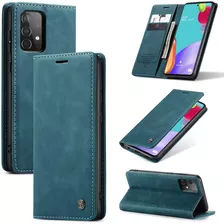 Case Capa Carteira De Couro Magnética Para Samsung A52