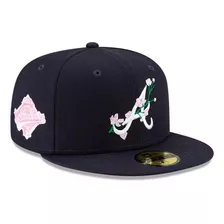 Gorra Atlanta Braves Side Patch Bloom Negro 59fifty 