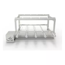 Gril Inox Para Churrasqueira Pré Moldadas 65cm 5 Espetos