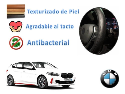 Tapetes 3d Logo Bmw + Cubre Volante 120i 2021 2022 2023 Foto 6