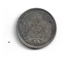 Moeda Prata .917 Brasil Império 500 Réis 1860