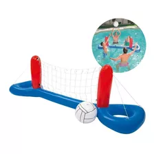 Voleibol Rede Flutuante Piscina Play Center + Bola Inflável