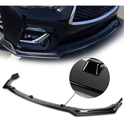 [3pcs]for 18-22 Infiniti Q50 Painted Black Front Bumper  Ddw Foto 5