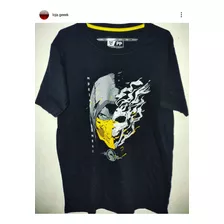 Camiseta Mortal Kombat - Altura: 71cm / Largura: 51cm