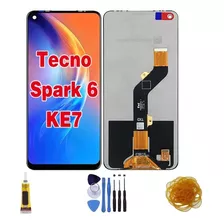 Frontal Tela Display Lcd Para Tecno Spark 6 Ke7 X682 + Kit 