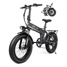 Gyroor C5max Folding Electric Bike For Adults, 20 Fat Tire 