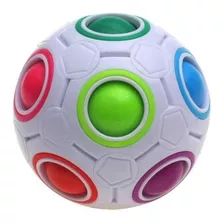 Cubo Magico Desafio Quebra Cuca Raibow Ball Arco Iris Bola